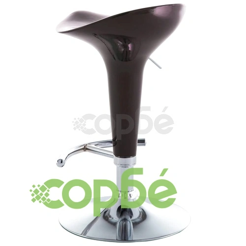 Бар табуретки, 2 бр, кафяви, пластмаса ➤ топ цена ➤ sorbe.bg