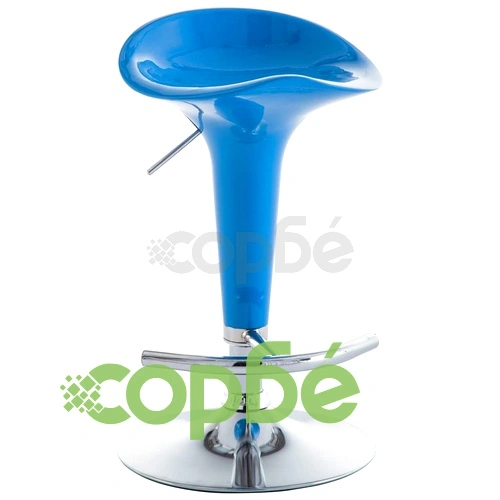 Бар табуретки, 2 бр, сини, пластмаса ➤ топ цена ➤ sorbe.bg