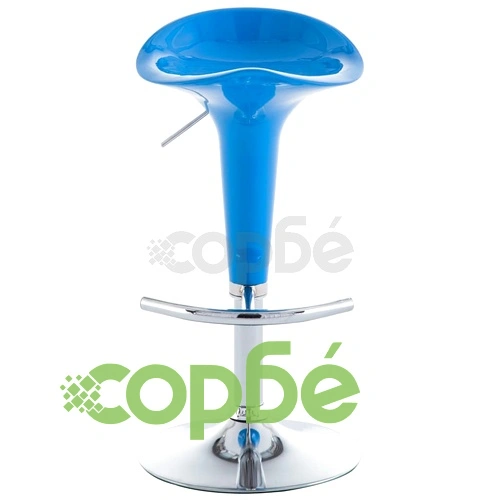 Бар табуретки, 2 бр, сини, пластмаса ➤ топ цена ➤ sorbe.bg