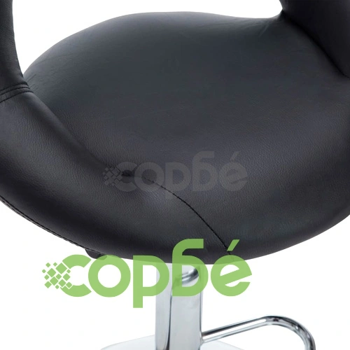 Бар табуретки, 2 бр, черни, изкуствена кожа ➤ топ цена ➤ sorbe.bg