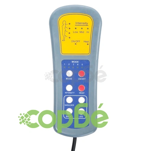 Масажен фотьойл с табуретка за крака, черен, изкуствена кожа ➤ топ цена ➤ sorbe.bg