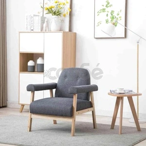 Фотьойл, тъмносив, текстил