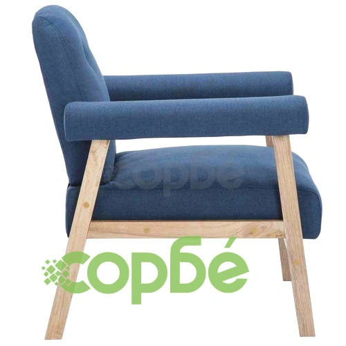 Фотьойл, син, текстил ➤ топ цена ➤ sorbe.bg