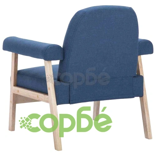 Фотьойл, син, текстил ➤ топ цена ➤ sorbe.bg