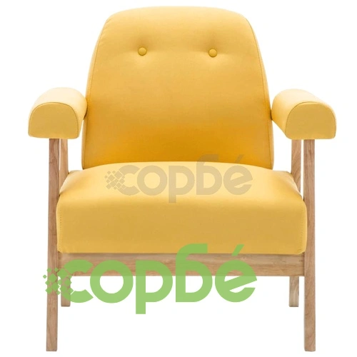 Фотьойл, жълт, текстил ➤ топ цена ➤ sorbe.bg