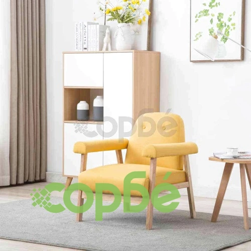 Фотьойл, жълт, текстил ➤ топ цена ➤ sorbe.bg