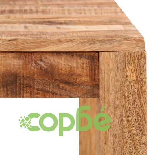 Трапезна маса, мангово дърво масив, 82x80x76 cм ➤ топ цена ➤ sorbe.bg