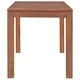 Трапезна маса тиково дърво масив с натурален финиш 120x60x76 cм