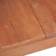 Трапезна маса тиково дърво масив с натурален финиш 120x60x76 cм
