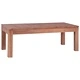 Маса за кафе тиково дърво масив с натурален финиш 110x60x40 cм