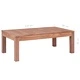 Маса за кафе тиково дърво масив с натурален финиш 110x60x40 cм