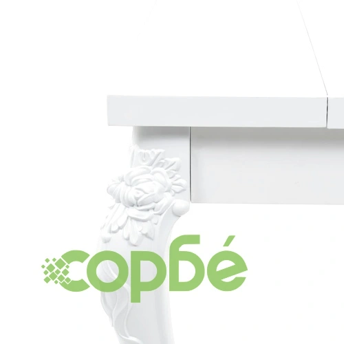 Трапезна маса, 179x89x81 см, висок гланц, бяла ➤ топ цена ➤ sorbe.bg