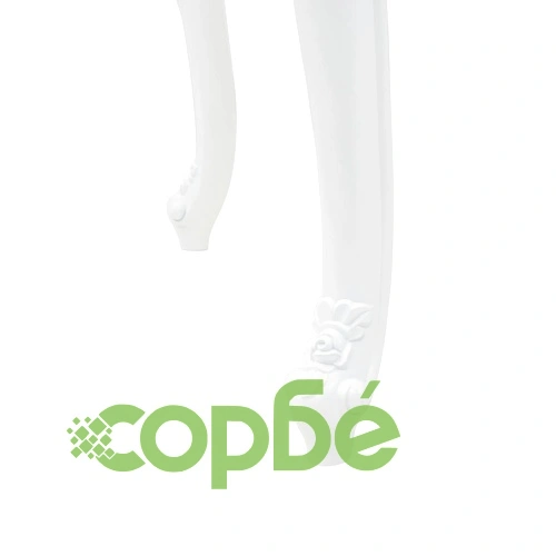 Трапезна маса, 179x89x81 см, висок гланц, бяла ➤ топ цена ➤ sorbe.bg