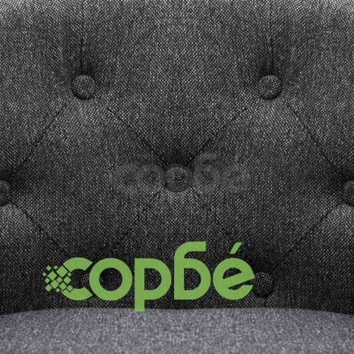 Фотьойл, тъмносив, текстил ➤ топ цена ➤ sorbe.bg