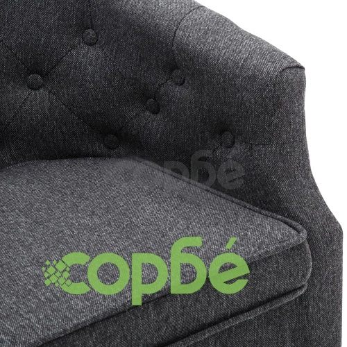 Фотьойл, тъмносив, текстил ➤ топ цена ➤ sorbe.bg