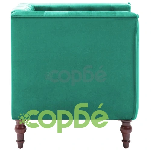 Фотьойл, зелен, кадифе ➤ топ цена ➤ sorbe.bg