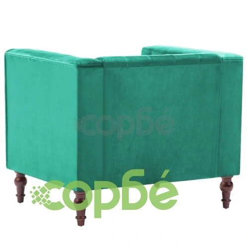 Фотьойл, зелен, кадифе ➤ топ цена ➤ sorbe.bg