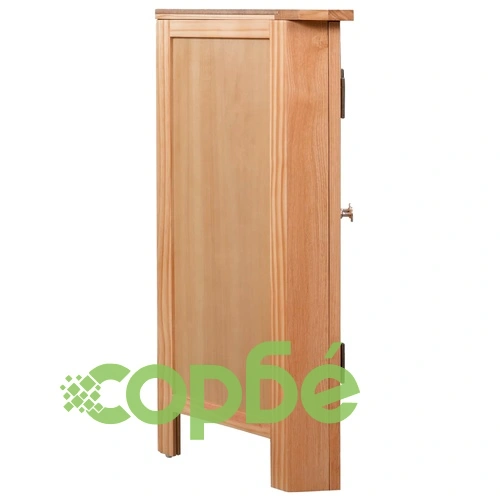 Ъглово шкафче, 80x33,5x78 см, дъбов масив ➤ топ цена ➤ sorbe.bg