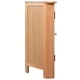 Ъглово шкафче, 80x33,5x78 см, дъбов масив