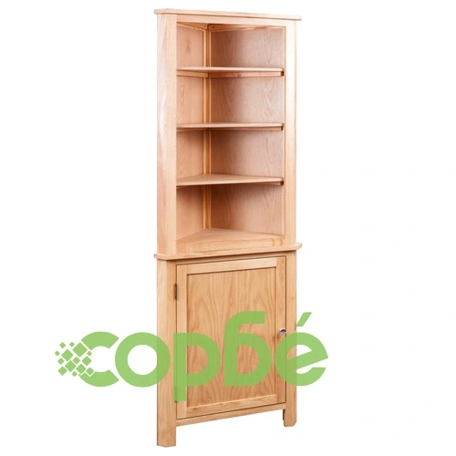 Ъглово шкафче, 59x36x180 см, дъбов масив ➤ топ цена ➤ sorbe.bg