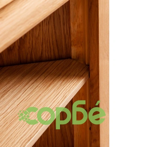 Ъглово шкафче, 59x36x180 см, дъбов масив ➤ топ цена ➤ sorbe.bg