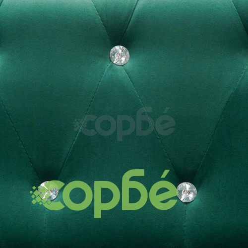 3-местен Честърфийлд диван, кадифе, 199x75x72 см, зелен ➤ топ цена ➤ sorbe.bg
