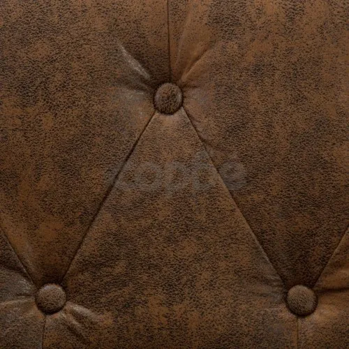 2-местен Честърфийлд диван с тапицерия, подобна на велур, кафяв ➤ топ цена ➤ sorbe.bg