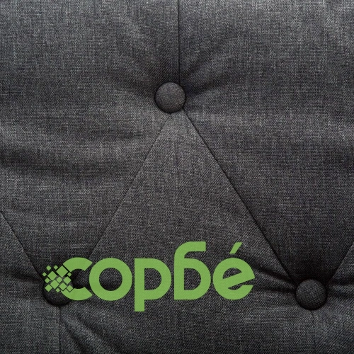 Фотьойл, тъмносив, текстил ➤ топ цена ➤ sorbe.bg