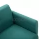 2-местен диван тапицерия от текстил 115x60x67 см зелен