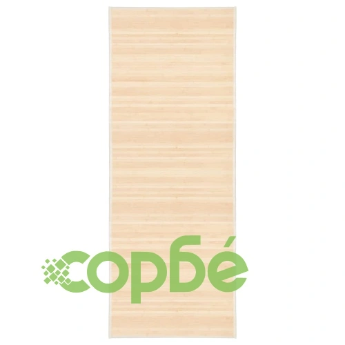 Бамбуков килим, 80x200 см, естествен цвят ➤ топ цена ➤ sorbe.bg