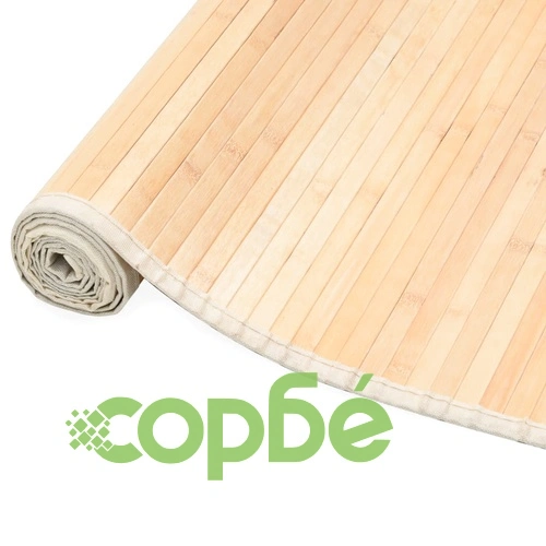 Бамбуков килим, 80x300 см, естествен цвят ➤ топ цена ➤ sorbe.bg