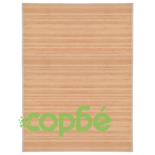 Бамбуков килим, 195x300 см, естествен цвят ➤ топ цена ➤ sorbe.bg