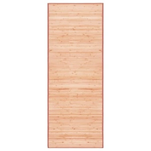 Бамбуков килим, 80x200 см, кафяв