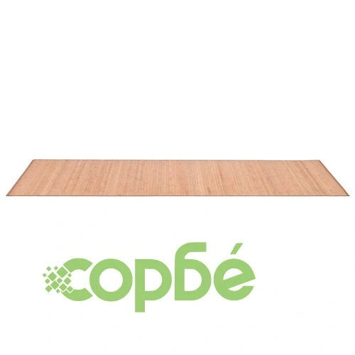 Бамбуков килим, 80x200 см, кафяв ➤ топ цена ➤ sorbe.bg