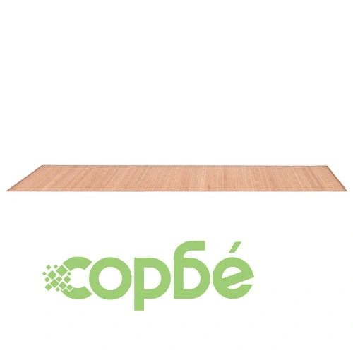 Бамбуков килим, 80x300 см, кафяв ➤ топ цена ➤ sorbe.bg