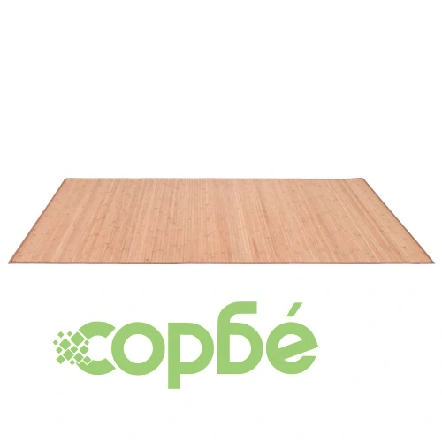 Бамбуков килим, 150x200 см, кафяв ➤ топ цена ➤ sorbe.bg