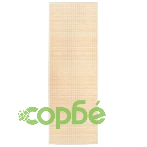 Йога постелка, бамбук, 60x180 см, естествен цвят ➤ топ цена ➤ sorbe.bg