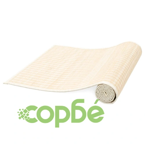 Йога постелка, бамбук, 60x180 см, естествен цвят ➤ топ цена ➤ sorbe.bg