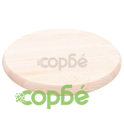 Плот за маса, натурален бор, кръгъл, 25 мм, 30 см ➤ топ цена ➤ sorbe.bg