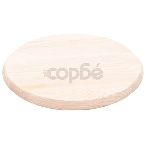 Плот за маса, натурален бор, кръгъл, 25 мм, 40 см