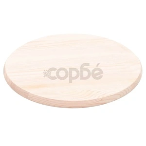 Плот за маса, натурален бор, кръгъл, 25 мм, 50 см