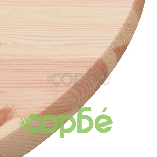 Плот за маса, натурален бор, кръгъл, 25 мм, 80 см ➤ топ цена ➤ sorbe.bg