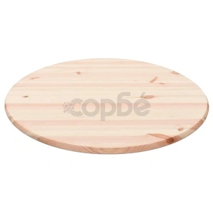 Плот за маса, натурален бор, кръгъл, 25 мм, 90 см