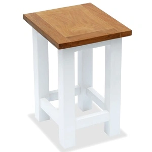 Крайна маса, 27x24x37 см, дъбово дърво масив