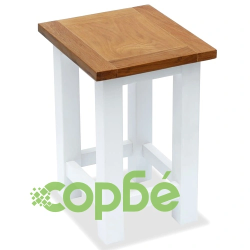 Крайна маса, 27x24x37 см, дъбово дърво масив ➤ топ цена ➤ sorbe.bg