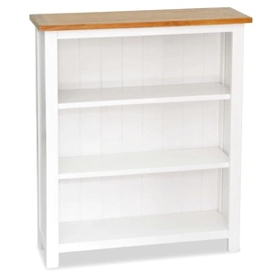 Библиотека с 3 рафта, 72x22,5x82 см, дъбов масив