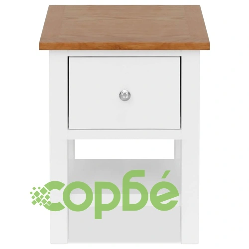 Нощно шкафче, 36x30x47 см, дъбово дърво масив ➤ топ цена ➤ sorbe.bg