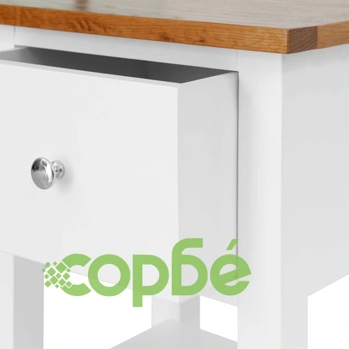 Нощно шкафче, 36x30x47 см, дъбово дърво масив ➤ топ цена ➤ sorbe.bg