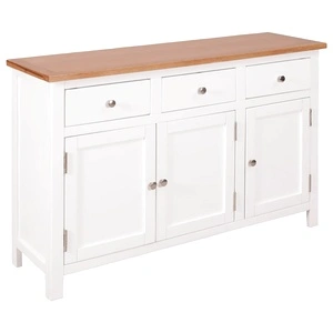 Бюфет, 110x33,5x70 см, дъбово дърво масив  