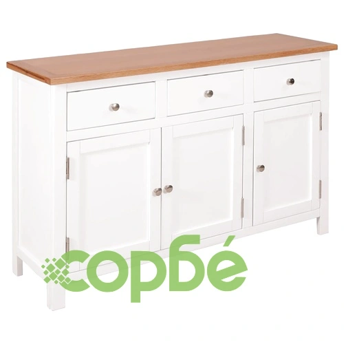 Бюфет, 110x33,5x70 см, дъбово дърво масив   ➤ топ цена ➤ sorbe.bg